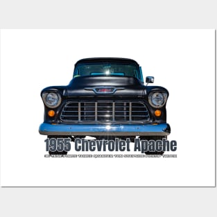 1955 Chevrolet Apache 36 Stepside Pickup Truck Posters and Art